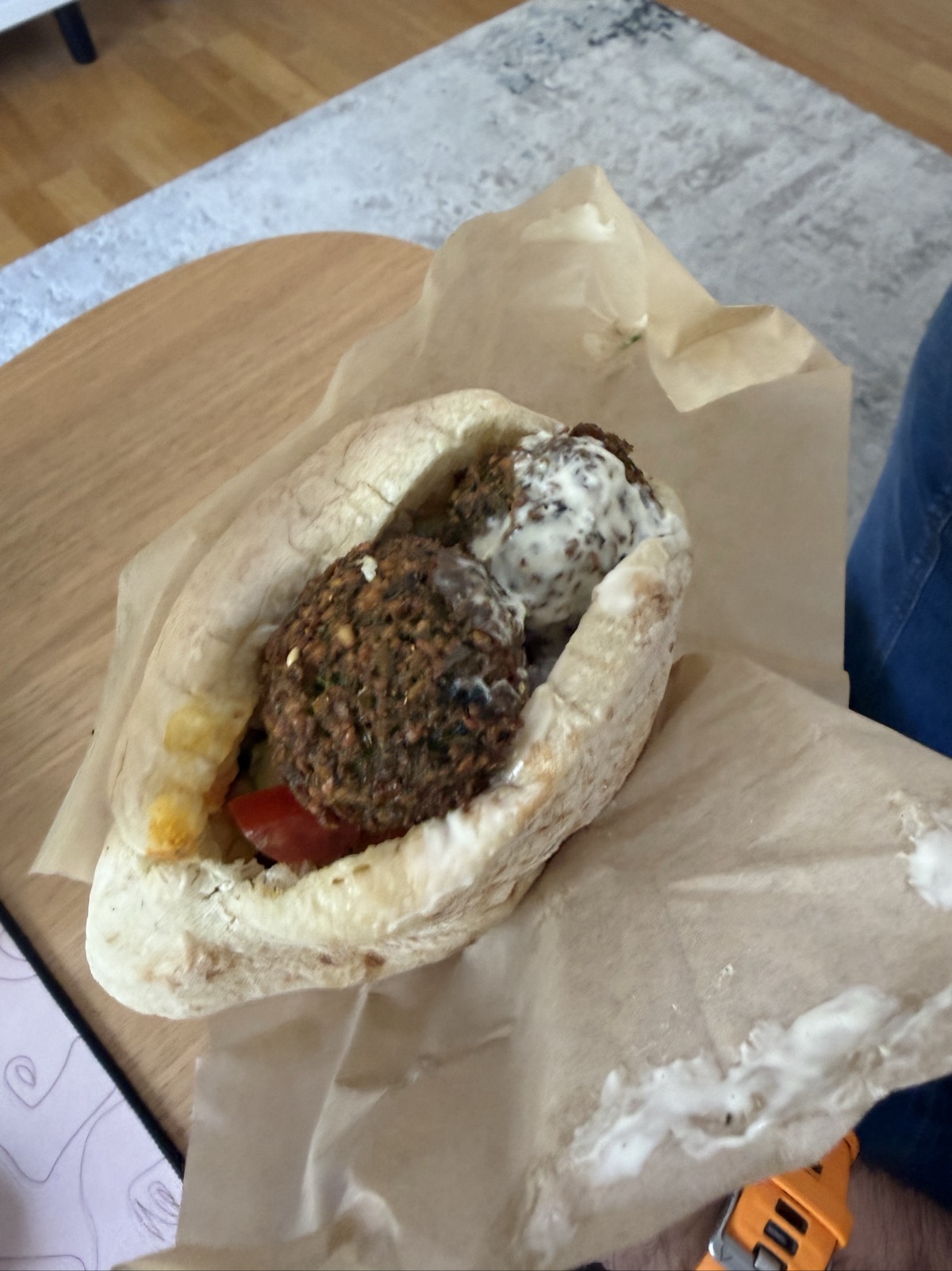 תמונה של פיתה פלאפל